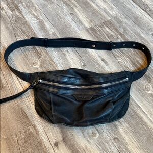 Rag & Bone Black Commuter Leather Belt Bag